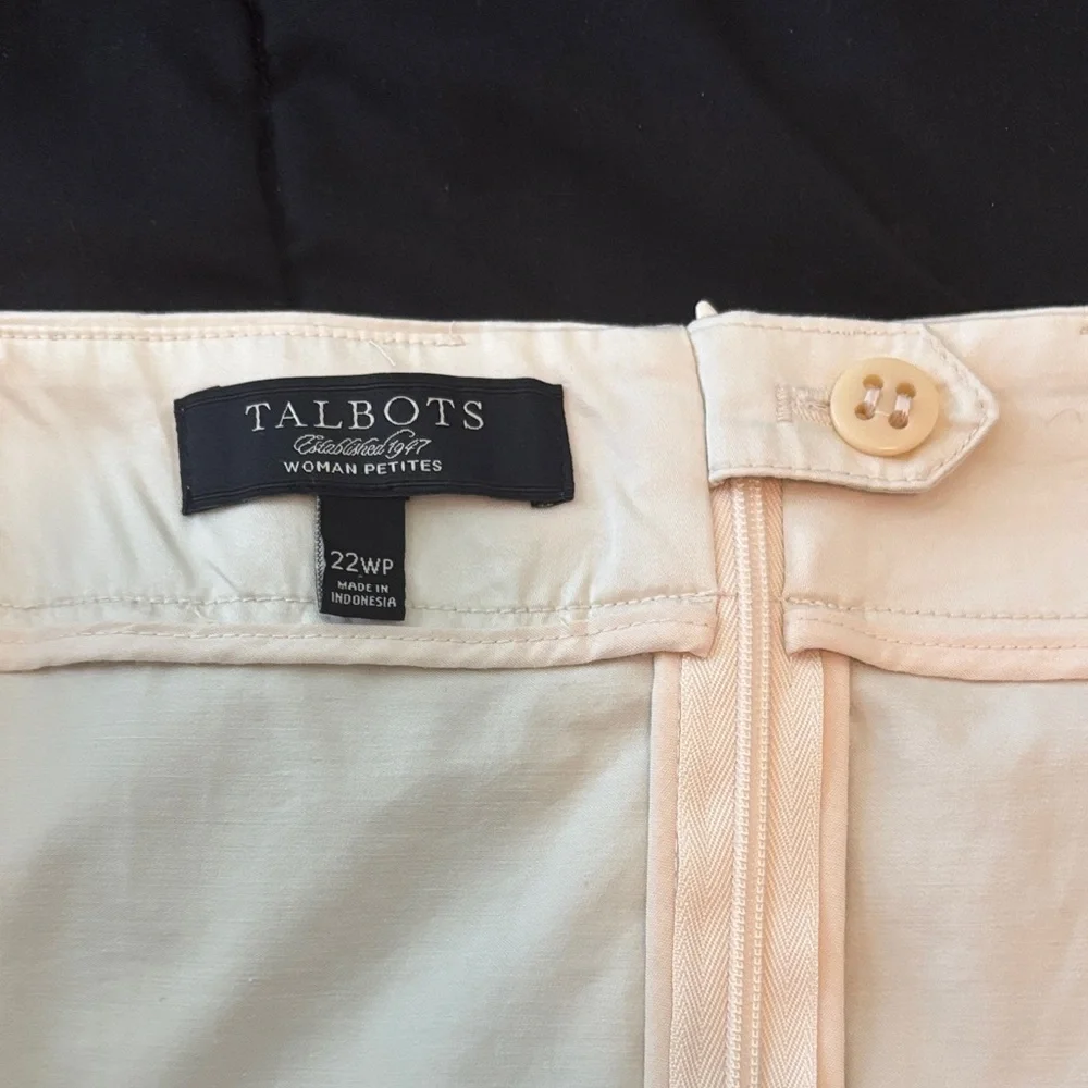 Talbots Woman Petites Classic Cream Women's Skirt 22wp - Picture 2 of 8